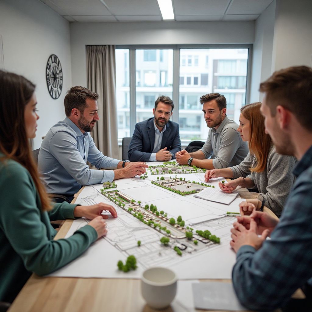 Team planning meeting